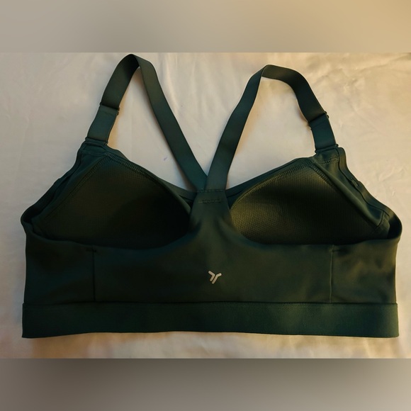 3/$15 Old Navy Green High Support PowerSoft Sports Bra - Picture 2 of 4